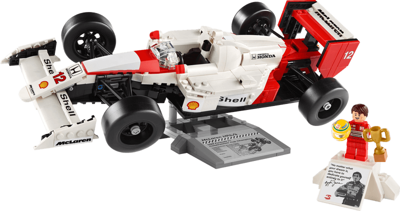 Productfoto LEGO McLaren MP4/4 en Ayrton Senna (10330)
