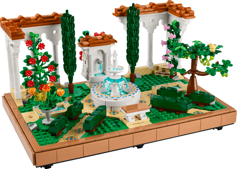 Productfoto LEGO Tuin met fontein (10359)