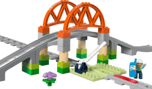 Productfoto LEGO Treinbrug en rails uitbreidingsset (10426)