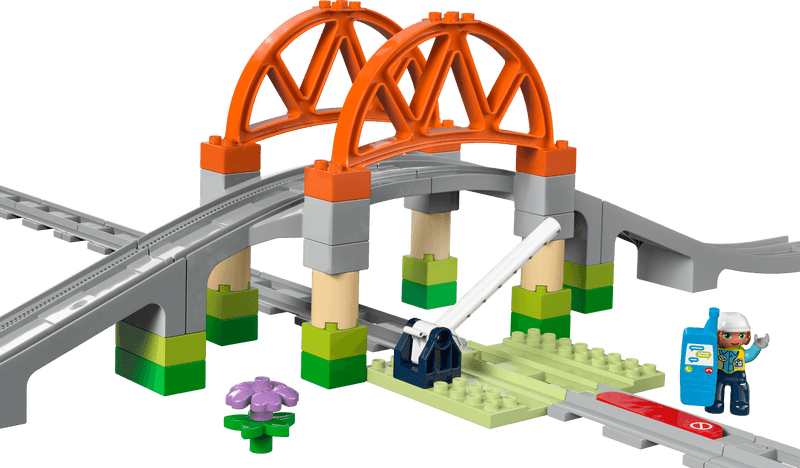 Productfoto LEGO Treinbrug en rails uitbreidingsset (10426)