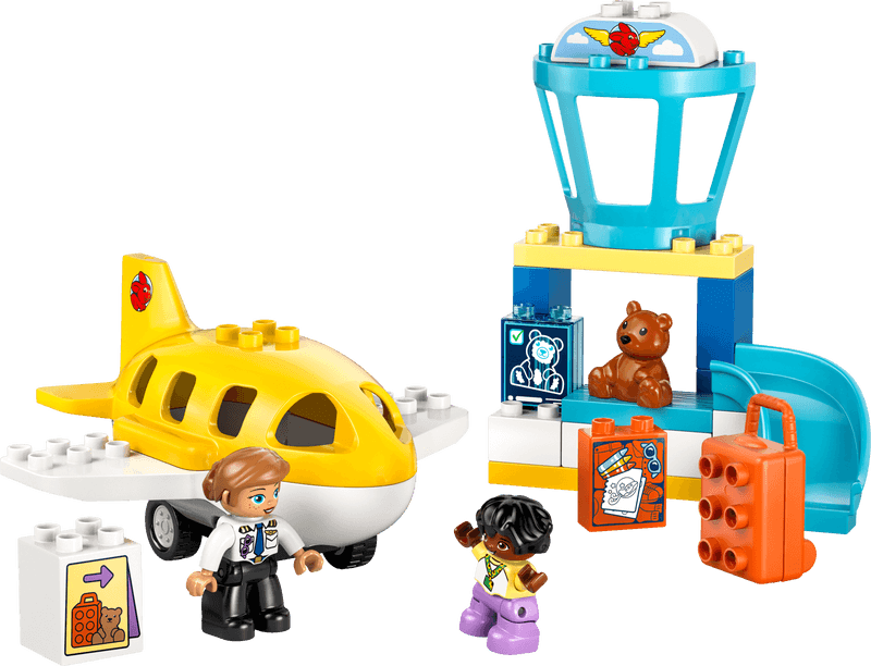 Productfoto LEGO Voor het eerst op het vliegveld (10443)
