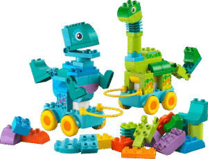 Productfoto LEGO 3-in-1 dinosaurussen op wielen (10451)