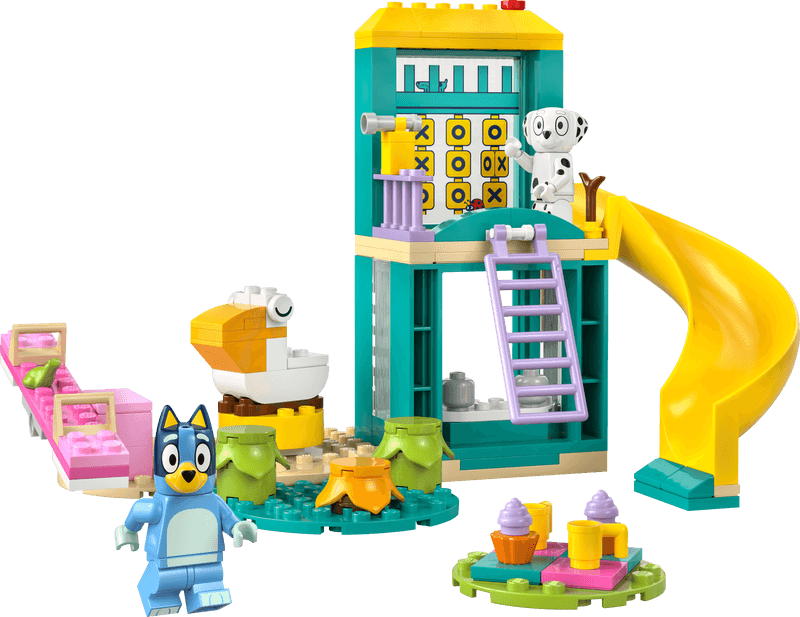 Productfoto LEGO Bluey en Chloé in de speeltuin (11201)