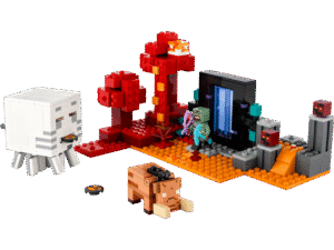 Productfoto LEGO Hinderlaag bij het Nether-portaal (21255)