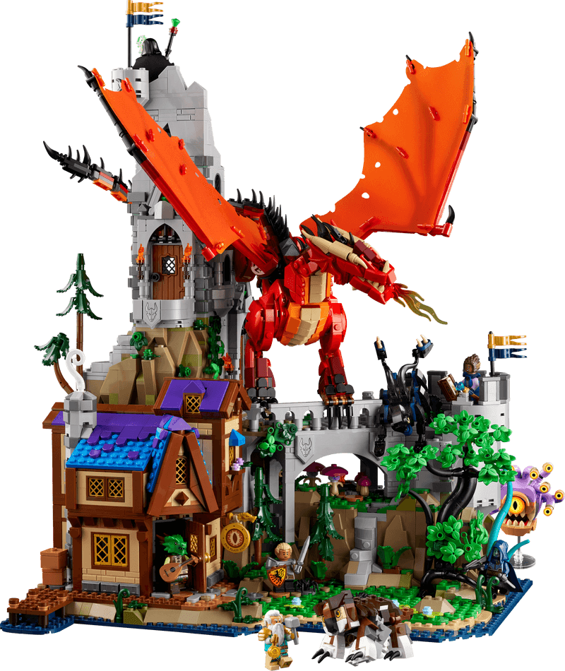 Productfoto LEGO Dungeons & Dragons: het verhaal van de rode draak (21348)