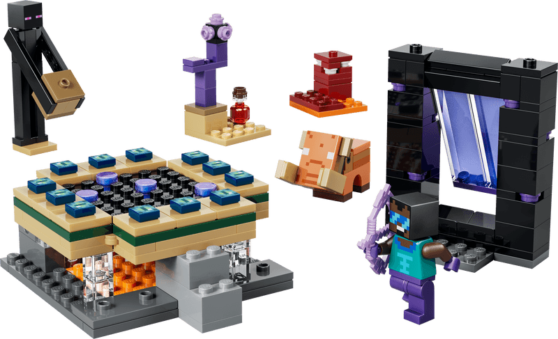 Productfoto LEGO Reis naar de Nether en het End-portaal (21584)