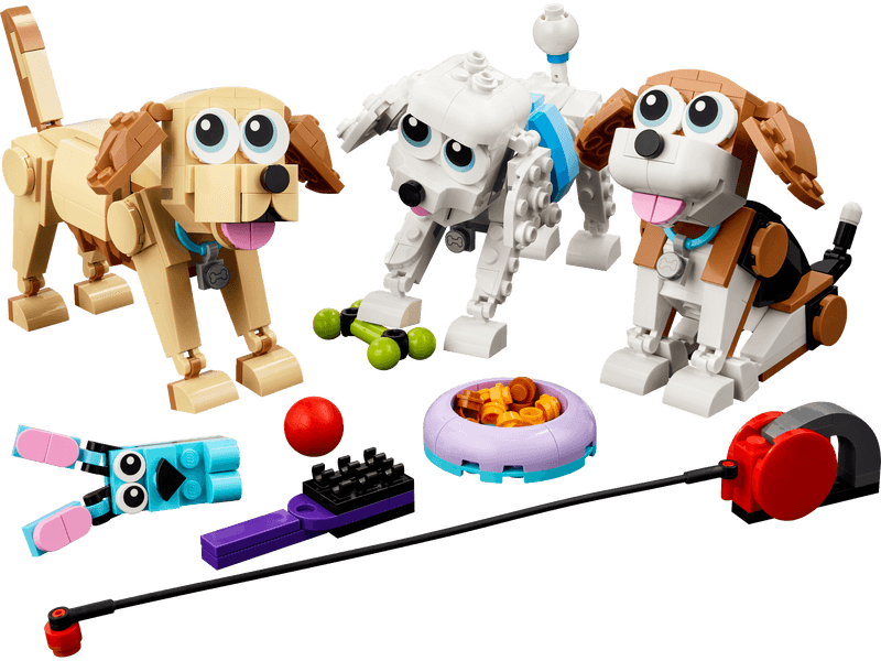 Productfoto LEGO Schattige honden (31137)