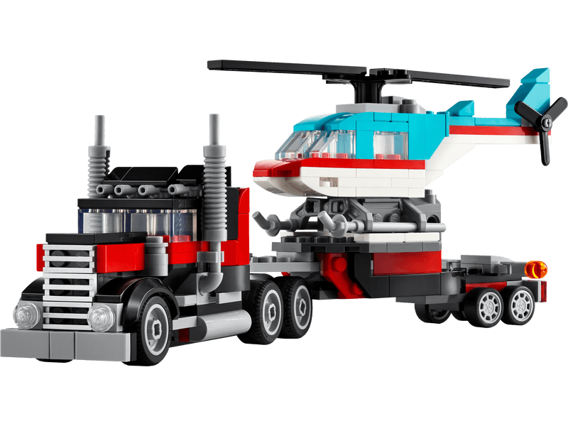 Productfoto LEGO Truck met helikopter (31146)