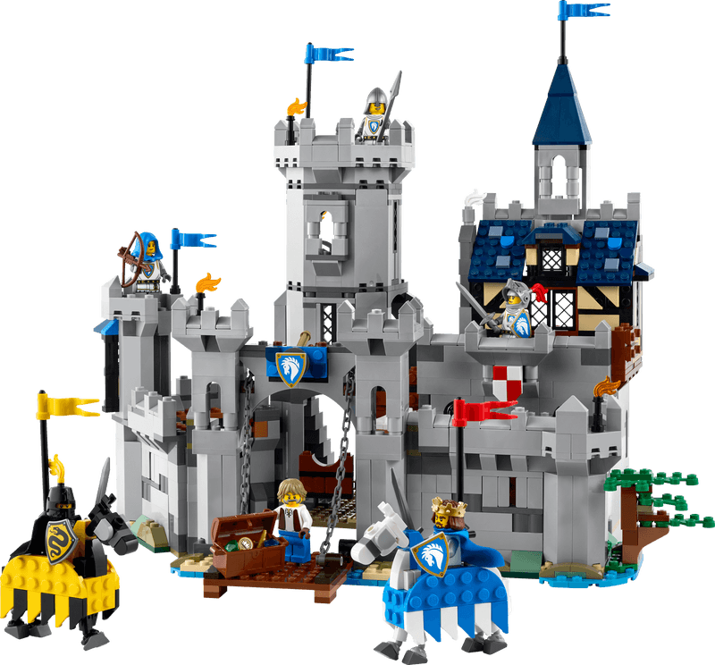 Productfoto LEGO Middeleeuws kasteel met ridders te paard (31168)