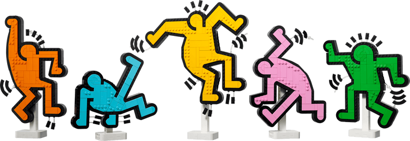 Productfoto LEGO Keith Haring – Dansende figuren (31216)