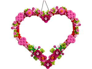 Productfoto LEGO Hartvormige versiering (40638)