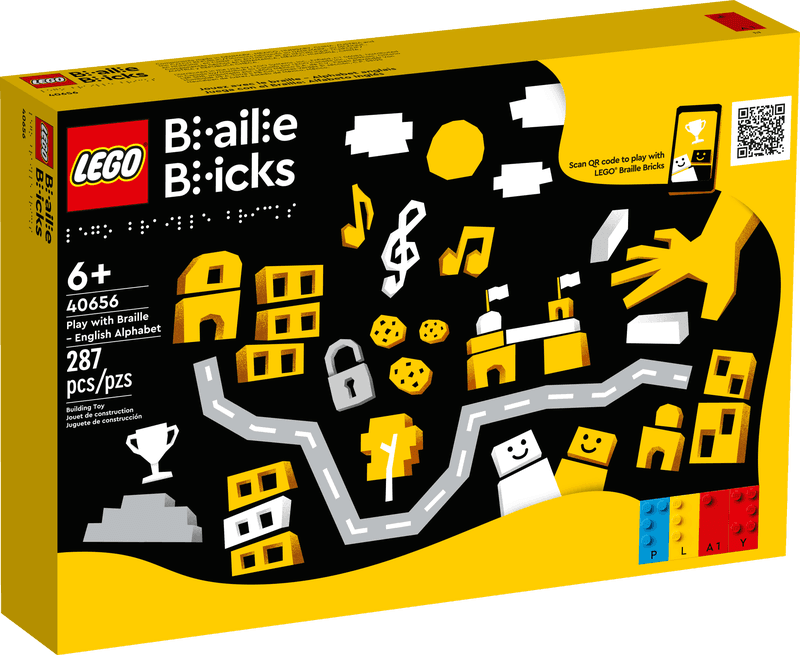 Productfoto LEGO Spelen met braille – Engels alfabet (40656)