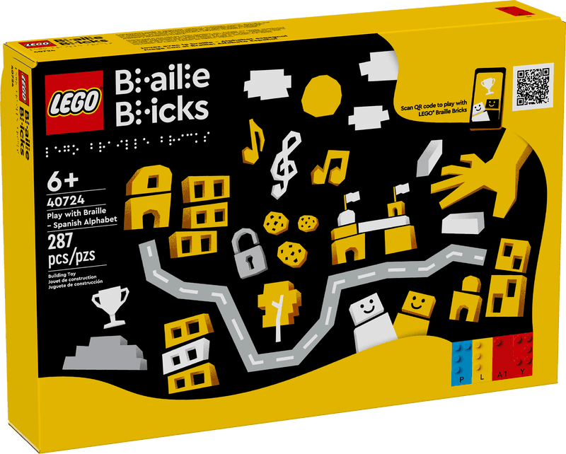 Productfoto LEGO Spelen met braille – Spaans alfabet (40724)