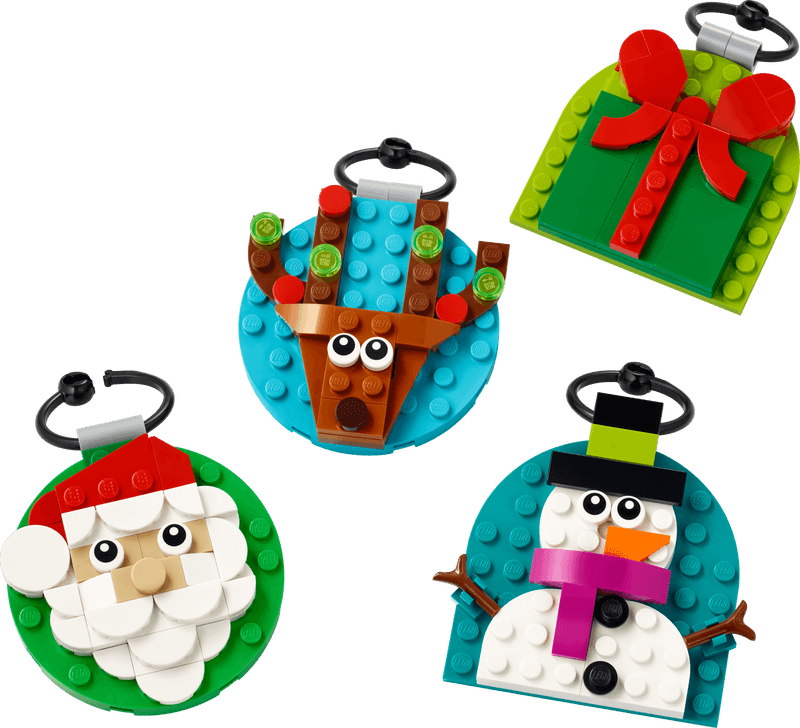Productfoto LEGO Schattige kerstversieringen (40744)