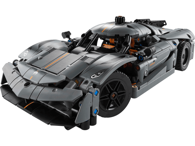 LEGO 42173 Koenigsegg Jesko grijs