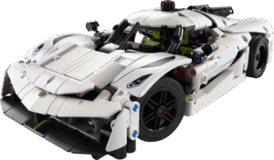 Productfoto LEGO Koenigsegg Jesko Absolut witte hypercar (42184)