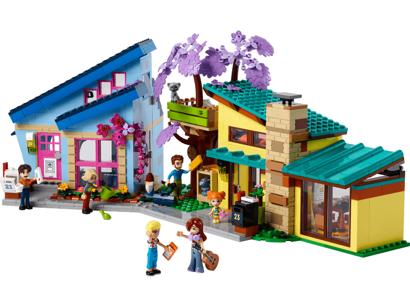 Productfoto LEGO Olly en Paisley's huizen (42620)