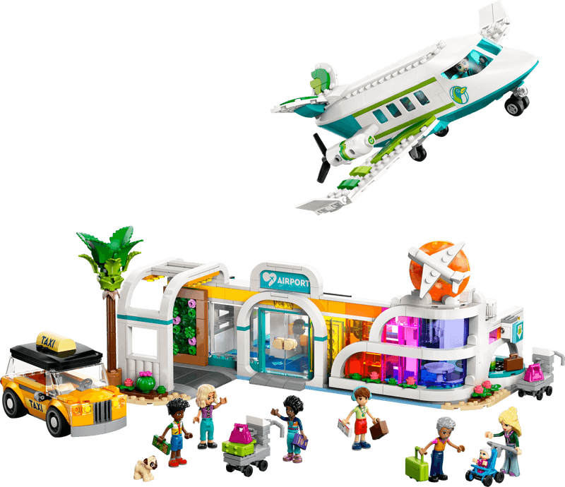 Productfoto LEGO Heartlake City vliegveld en vliegtuig (42656)