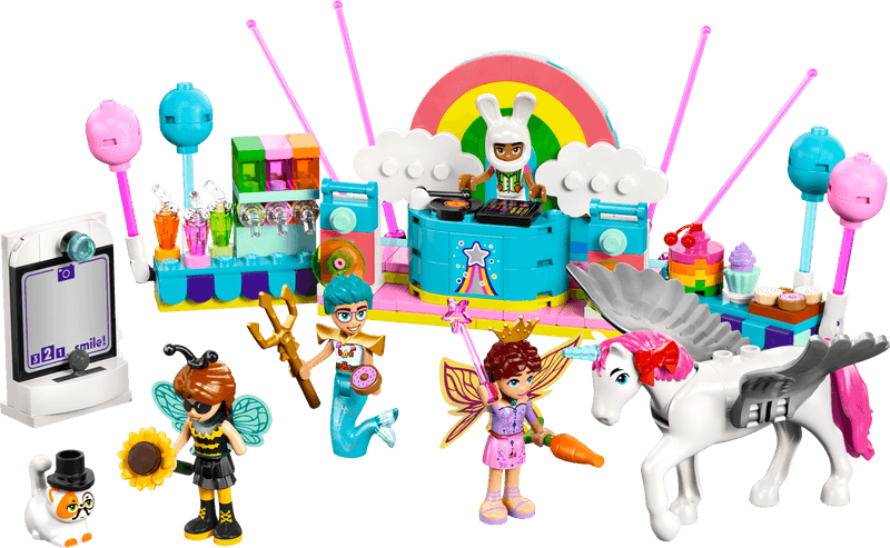 Productfoto LEGO Verkleedfeestje met eenhoorn en fee (42661)