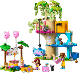 Productfoto LEGO Kattenverjaardagsfeestje en boomhut (42666)