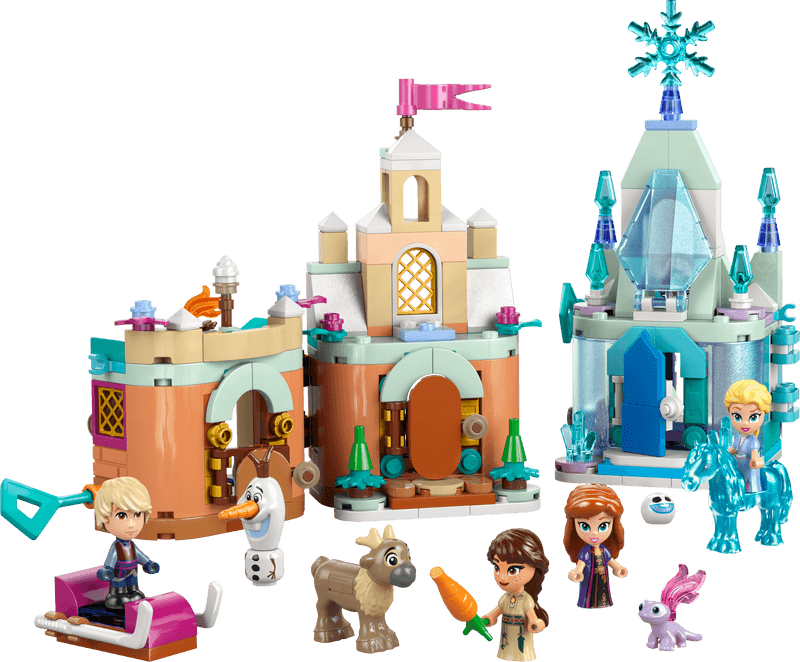 Productfoto LEGO Mini kasteel van Arendelle en Elsa's ijspaleis (43278)