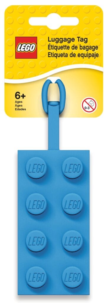 Productfoto LEGO 2x4 blauw bagagelabel (5005115)