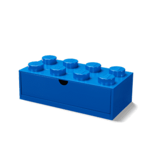 Productfoto LEGO Bureaulade met 8 noppen – blauw (5005143)