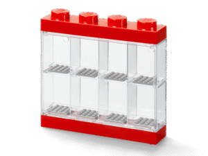 Productfoto LEGO Displaydoos voor 8 minifiguren – rood (5005147)