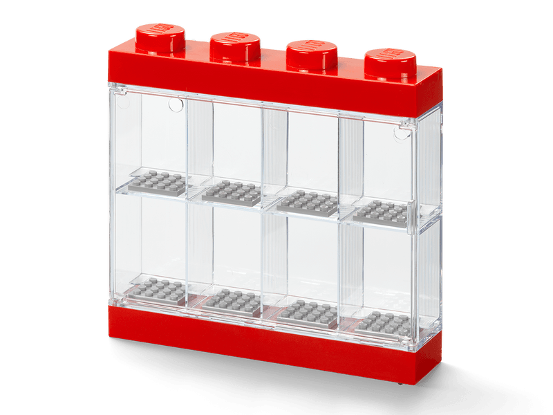Productfoto LEGO Displaydoos voor 8 minifiguren – rood (5005147)