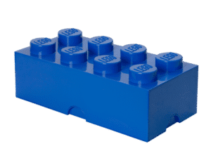 Productfoto LEGO Opbergsteen met 8 noppen – blauw (5005201)