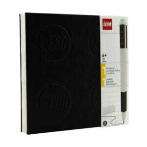Productfoto LEGO Notitieboekje met gelpen – zwart (5005317)