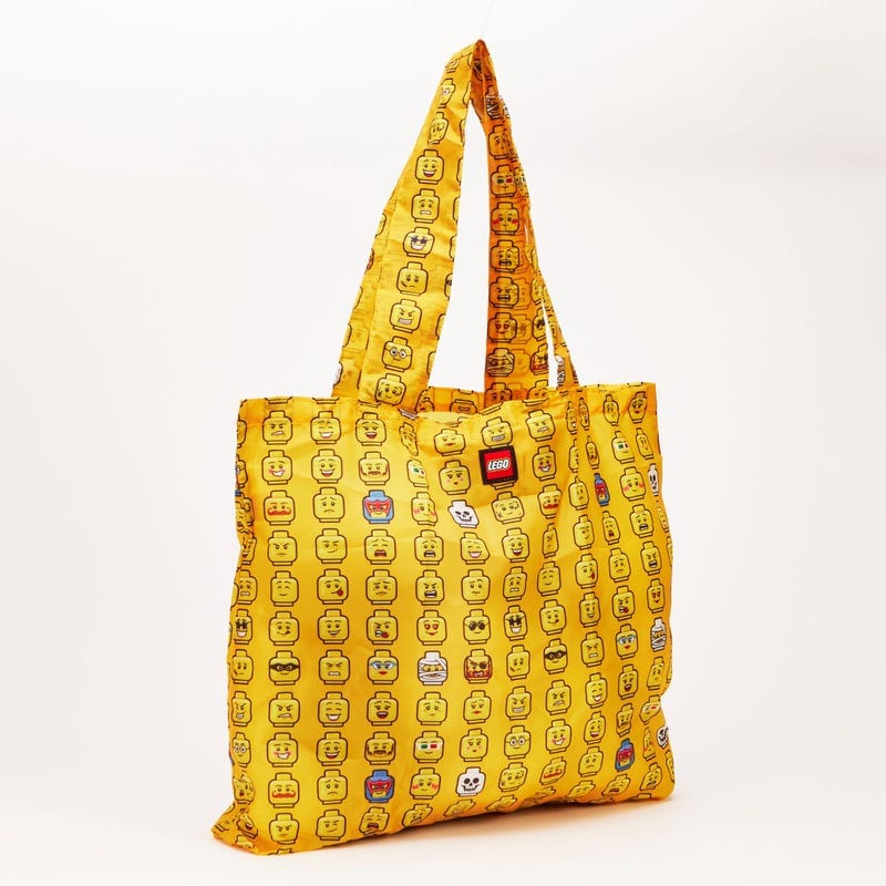 Productfoto LEGO Opvouwbare tas met minifiguurprint (5005322)