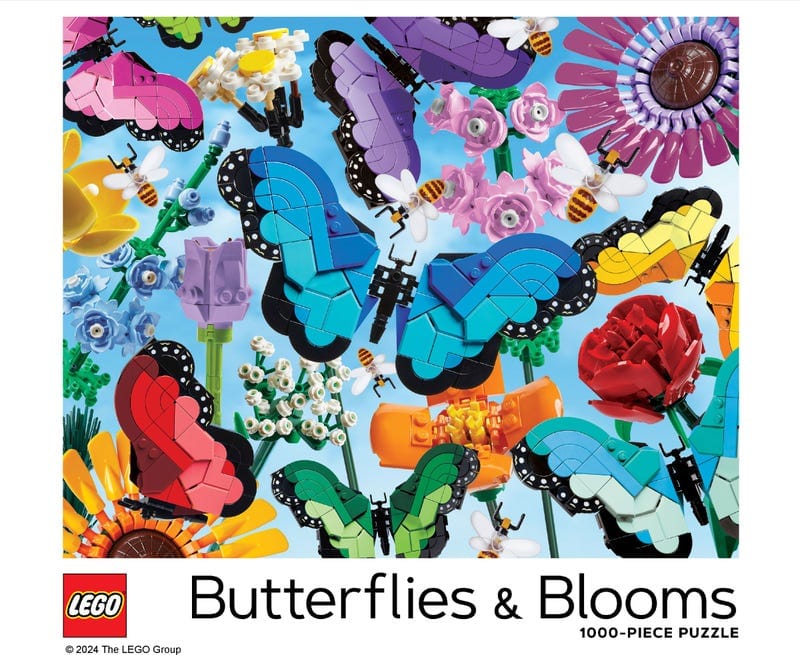 Productfoto LEGO Vlinders en bloemen puzzel 1000 stukjes (5005367)