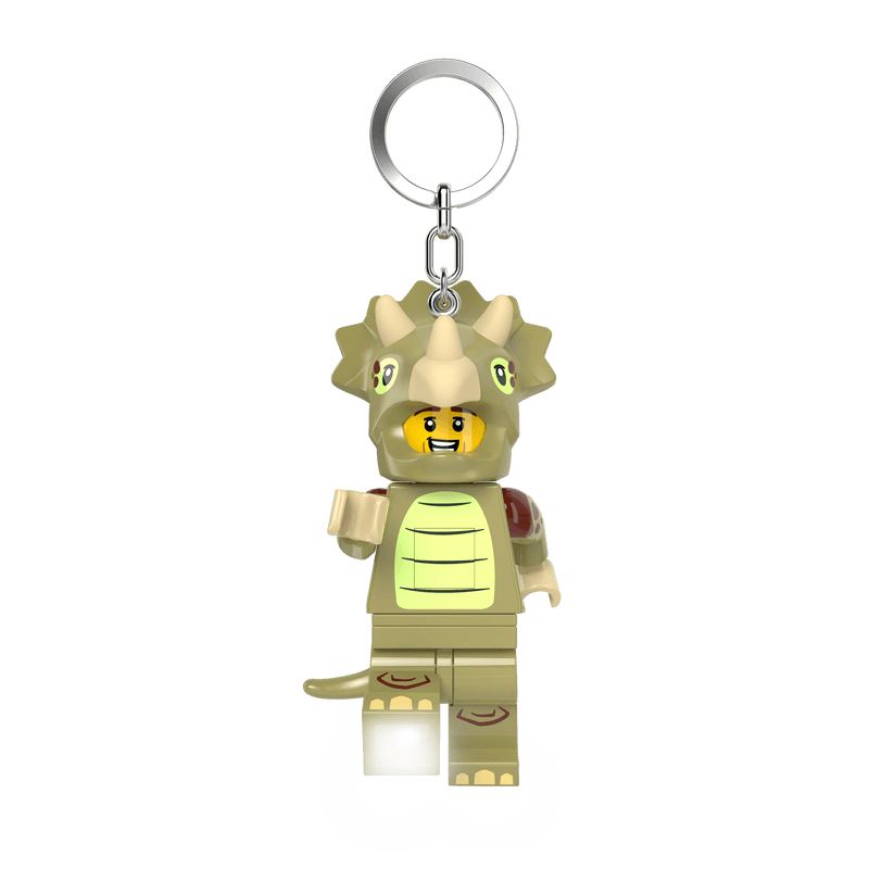 Productfoto LEGO Fan in triceratopspak sleutellampje (5005385)
