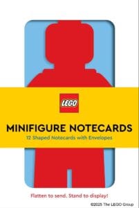 Productfoto LEGO Minifiguurkaartjes: 12 voorgevormde kaarten met enveloppen (5005413)
