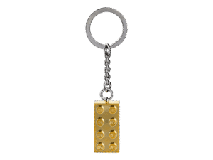 Productfoto LEGO LEGO® gouden sleutelhanger met 2x4 noppen (5005422)