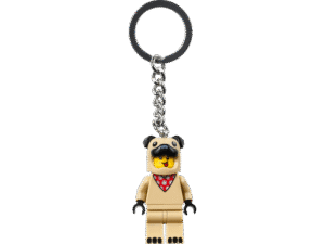 Productfoto LEGO Jongen in Franse buldogpak sleutelhanger (5005439)