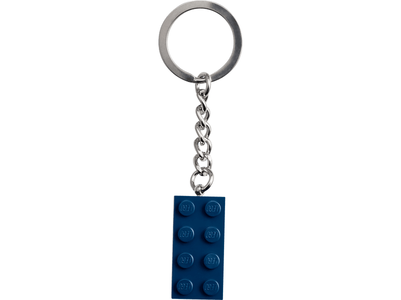 Productfoto LEGO Oceaanblauwe 2x4 sleutelhanger (5005449)