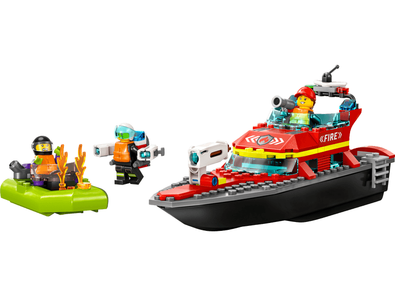 Productfoto LEGO Reddingsboot Brand (60373)