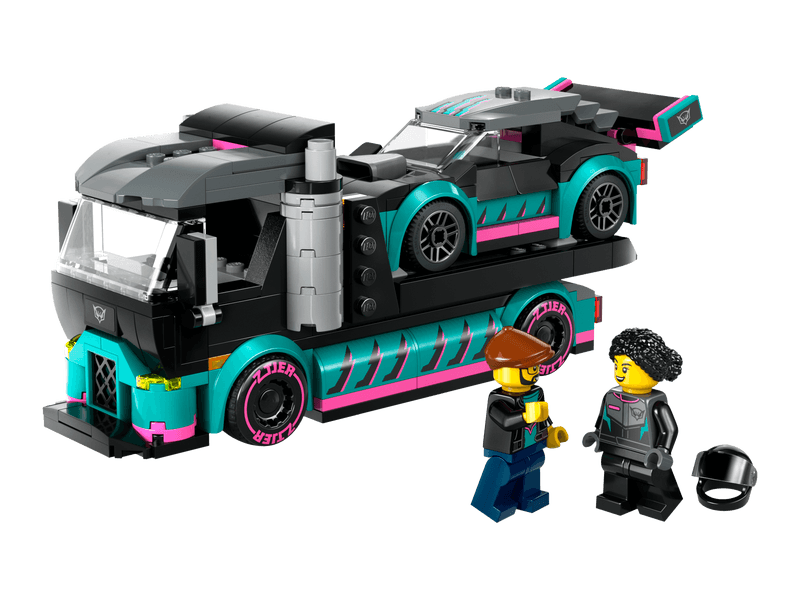 Productfoto LEGO Raceauto en transporttruck (60406)