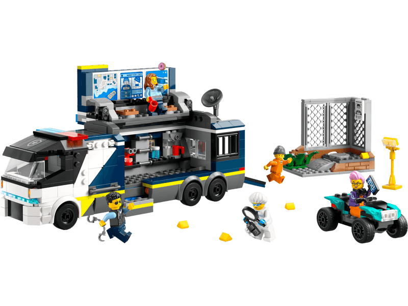 Productfoto LEGO Politielaboratorium in truck (60418)