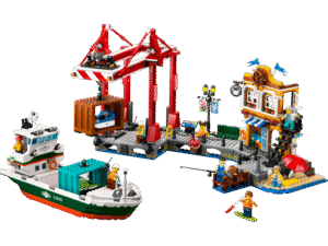 Productfoto LEGO Haven met vrachtschip (60422)