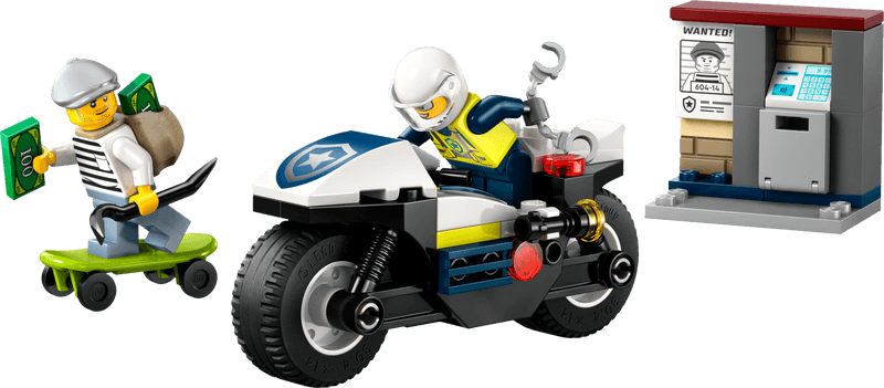 Productfoto LEGO Achtervolging op politiemotor (60455)