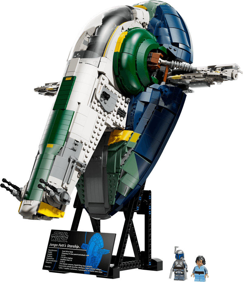 Productfoto LEGO Jango Fetts Firespray-class ruimteschip (75409)