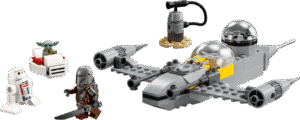 Productfoto LEGO Mando en Grogu's N-1 Starfighter™ (75410)