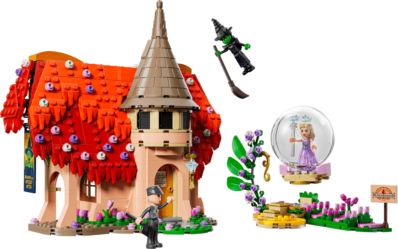 Productfoto LEGO Glinda en Elphaba bezoeken Munchkinland (75690)