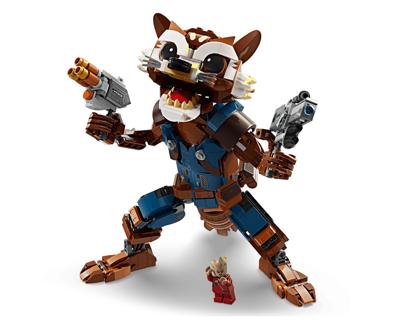 Productfoto LEGO Rocket en Baby Groot (76282)
