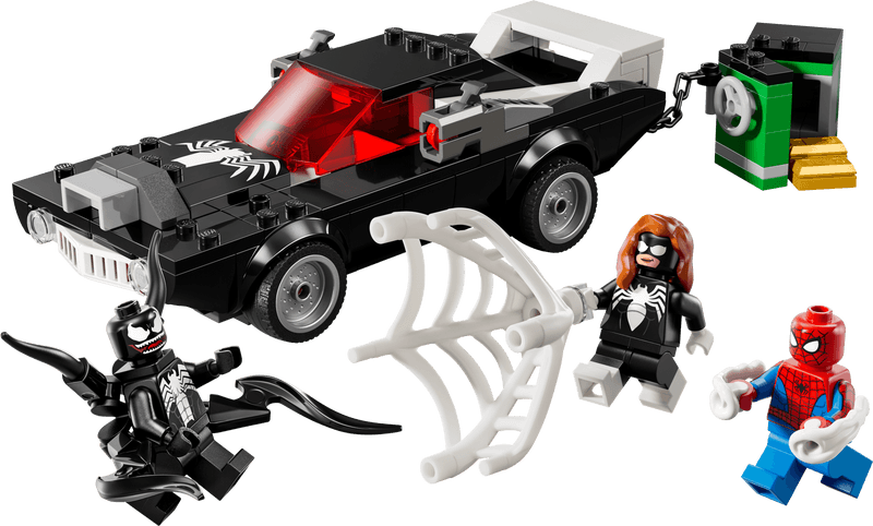 Productfoto LEGO Spider-Man vs. Venoms klassieke auto (76309)