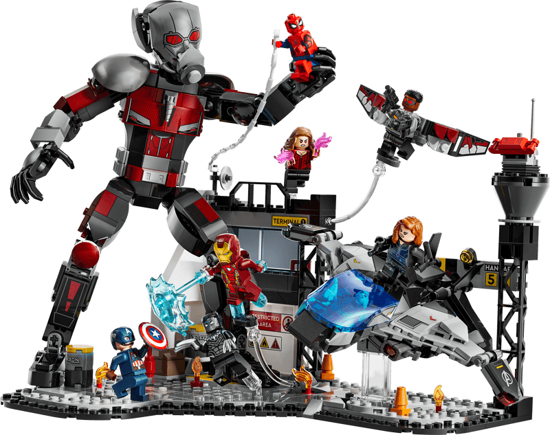 Productfoto LEGO Captain America: Civil War actiescène (76314)