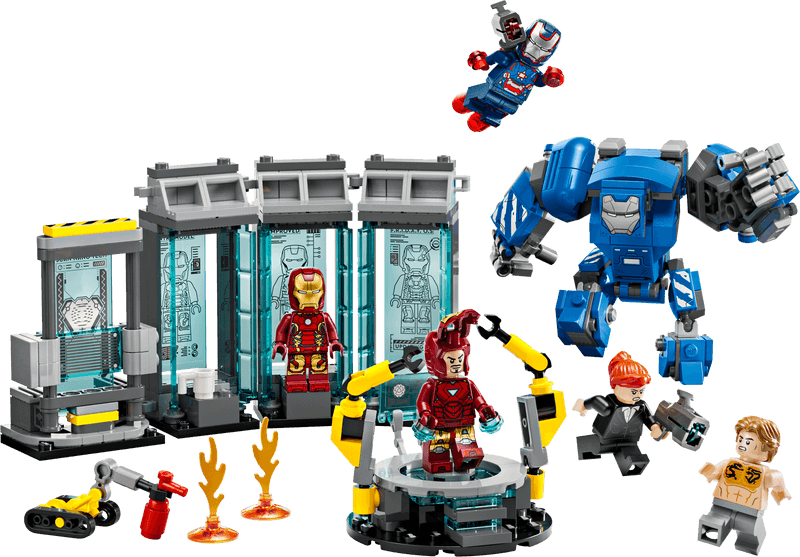 Productfoto LEGO Iron Mans laboratorium: harnasruimte (76315)